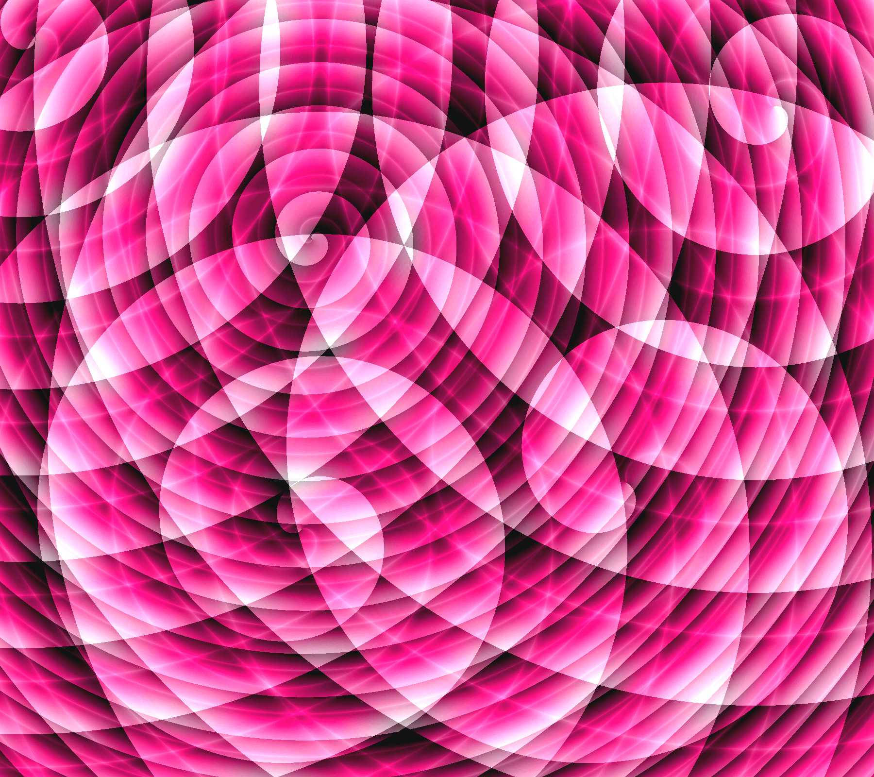 Neon Pink Fractal Art Background