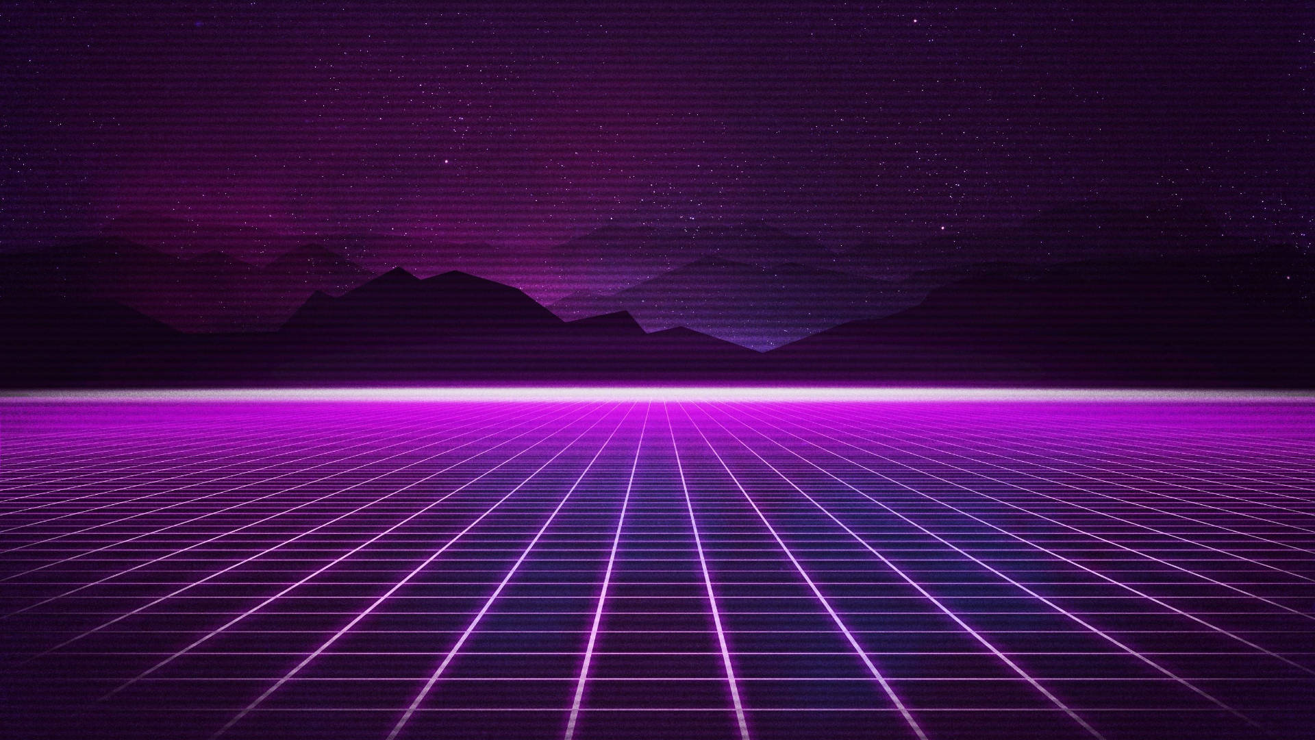 Neon Purple Grid Background