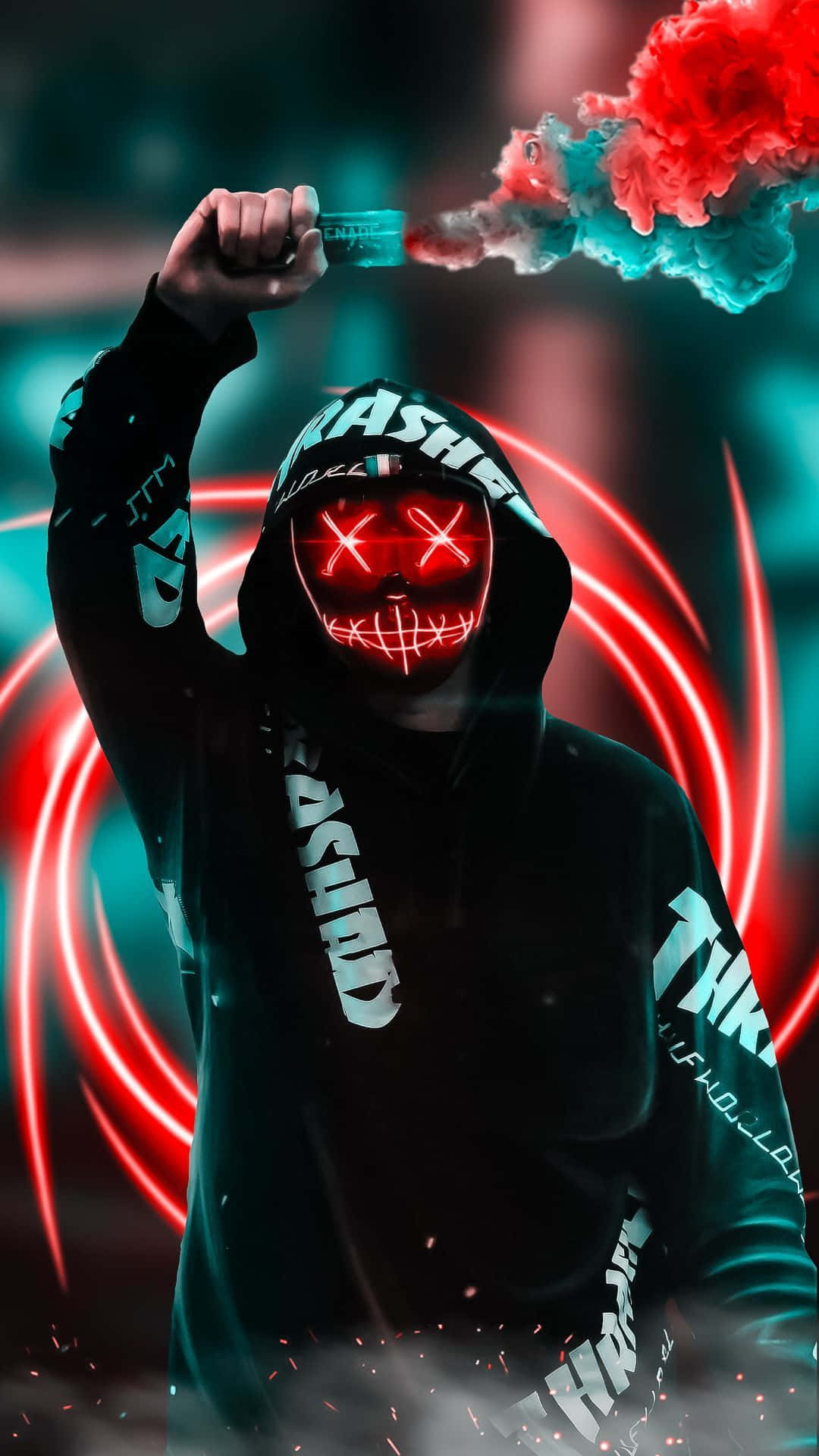 Neon_ Rebel_ Flare Background