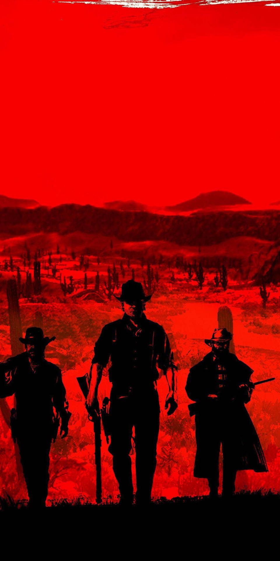 Neon Red Dead Redemption