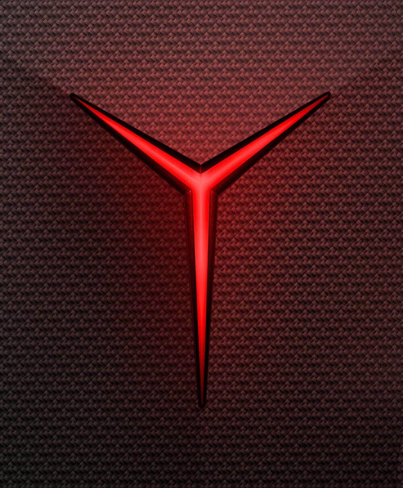 Neon Red Letter Y Background