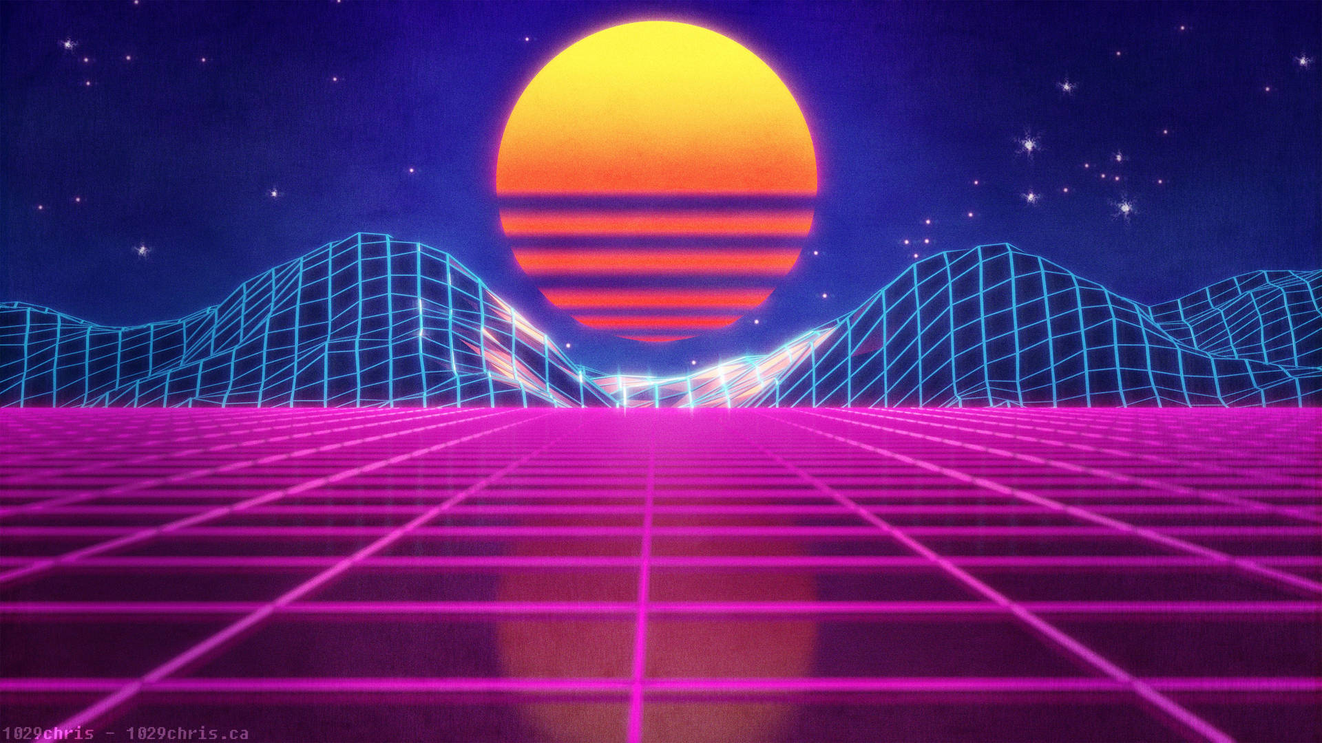 Neon Retro Background