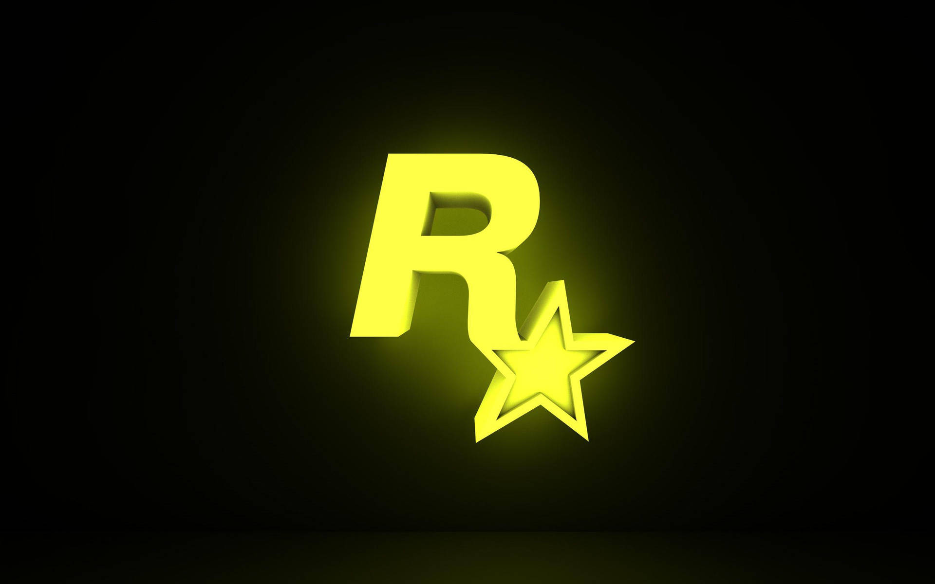 Neon Rockstar Gamer Logo Background