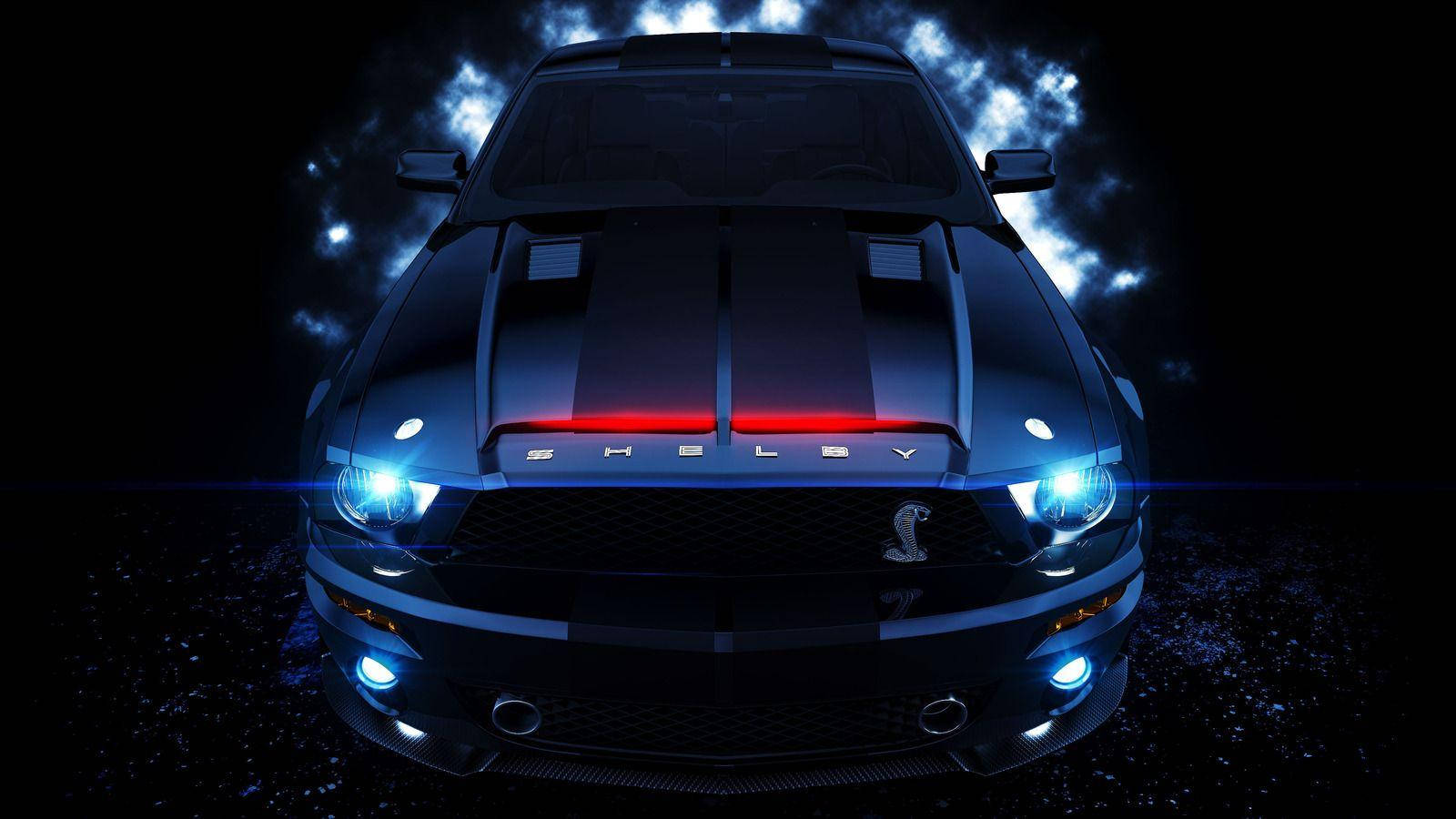 Neon Shelby Car