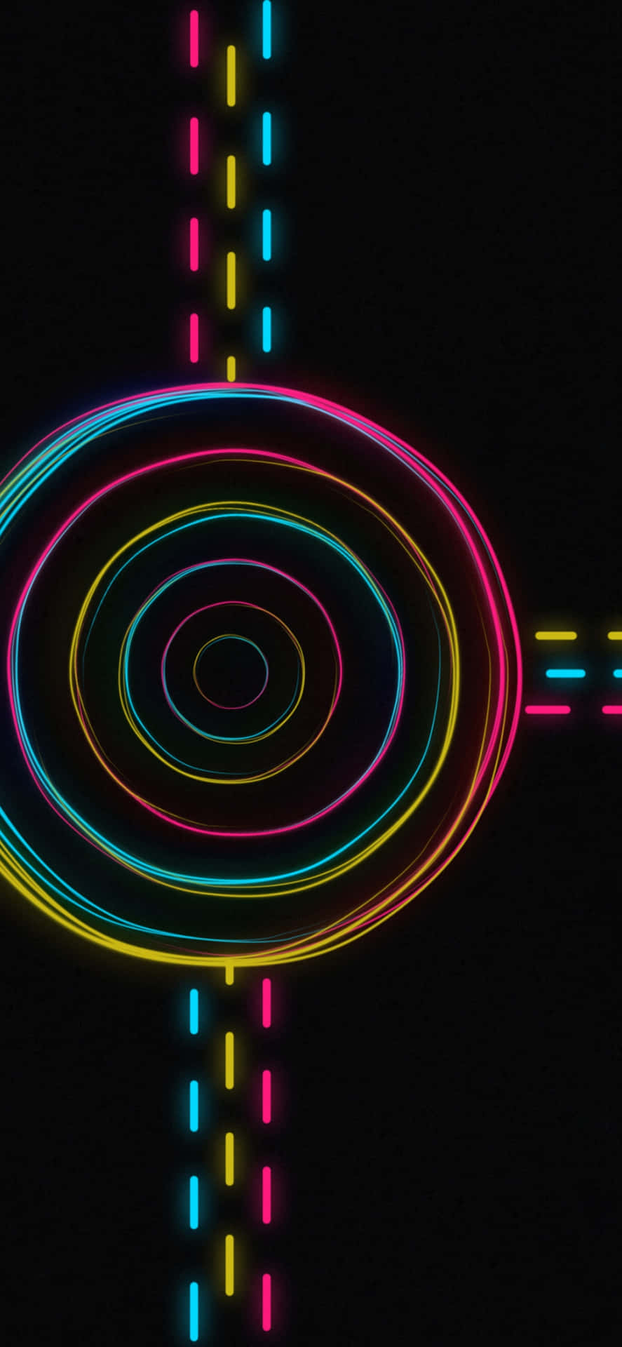Neon_ Spiral_ Abstract_i Phone_ Wallpaper Background