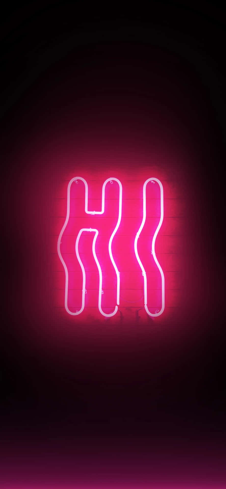 Neon Squigglesi Phone Wallpaper Background