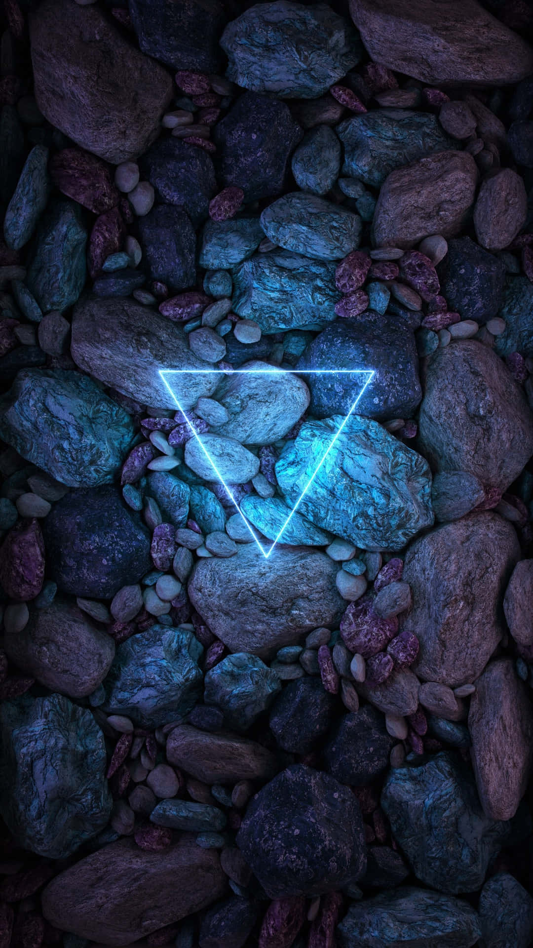 Neon_ Triangle_ Among_ Rocks.jpg Background