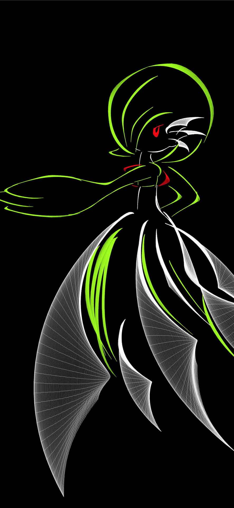 Neon Tsareena Artwork Background