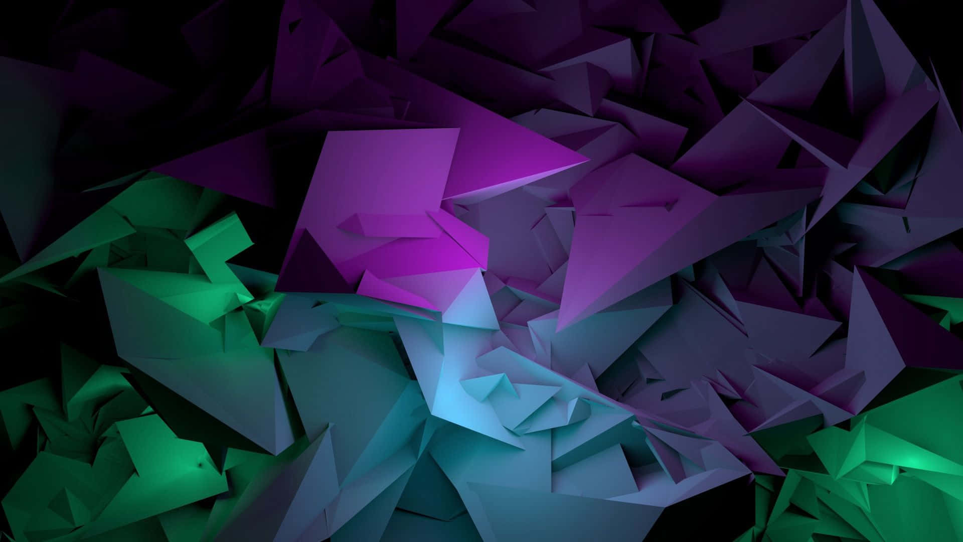 Neon Waves Of Color Background