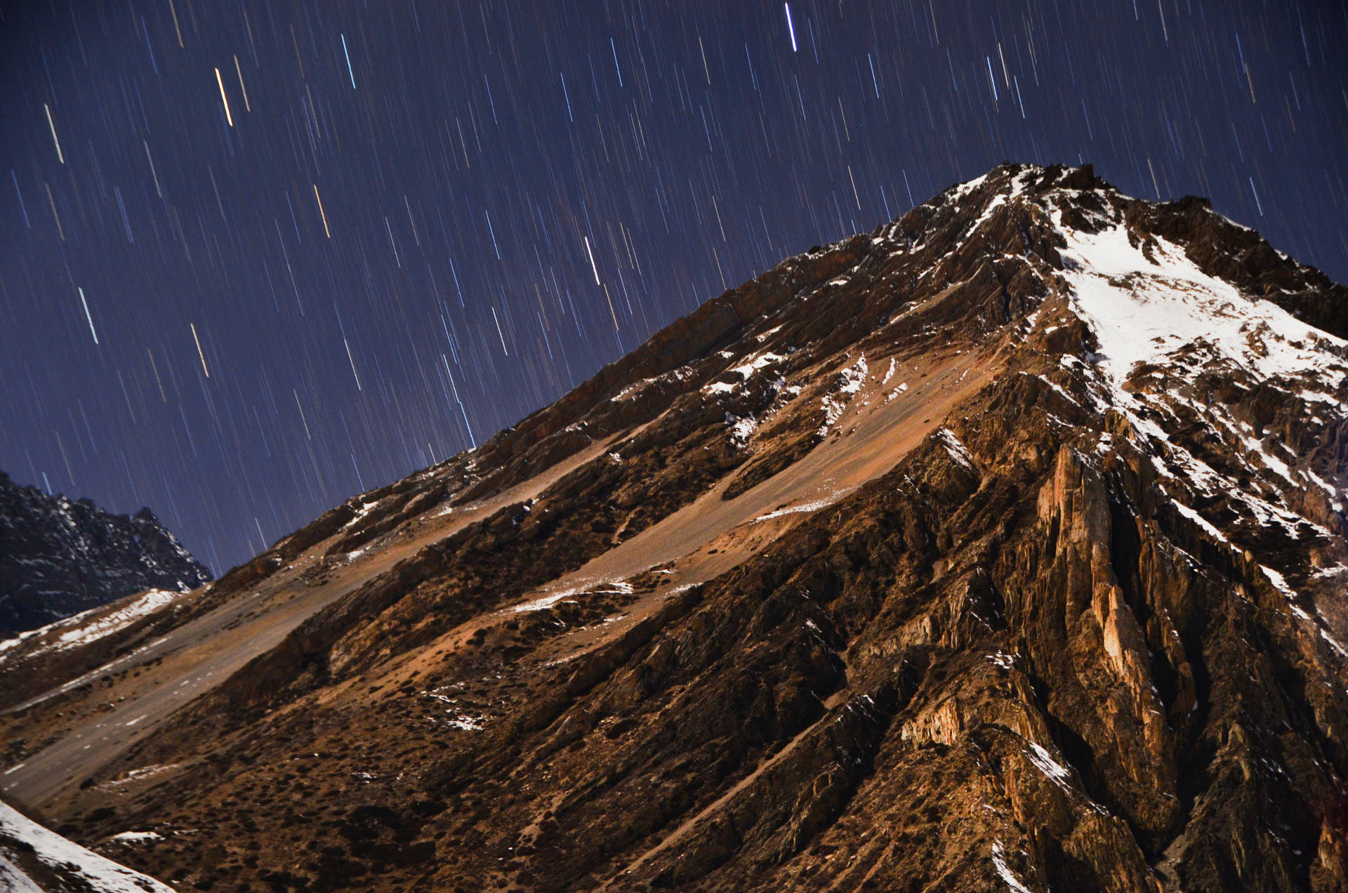 Nepal Annapurna Mountains Background