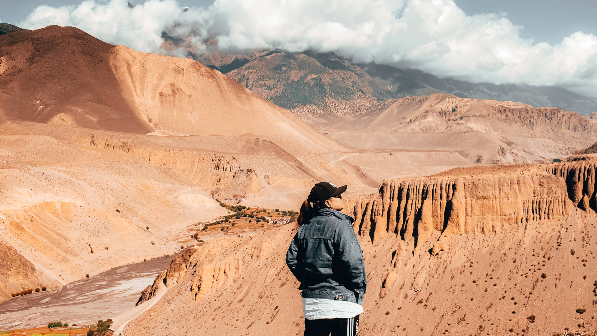 Nepal Desert Landscape Background