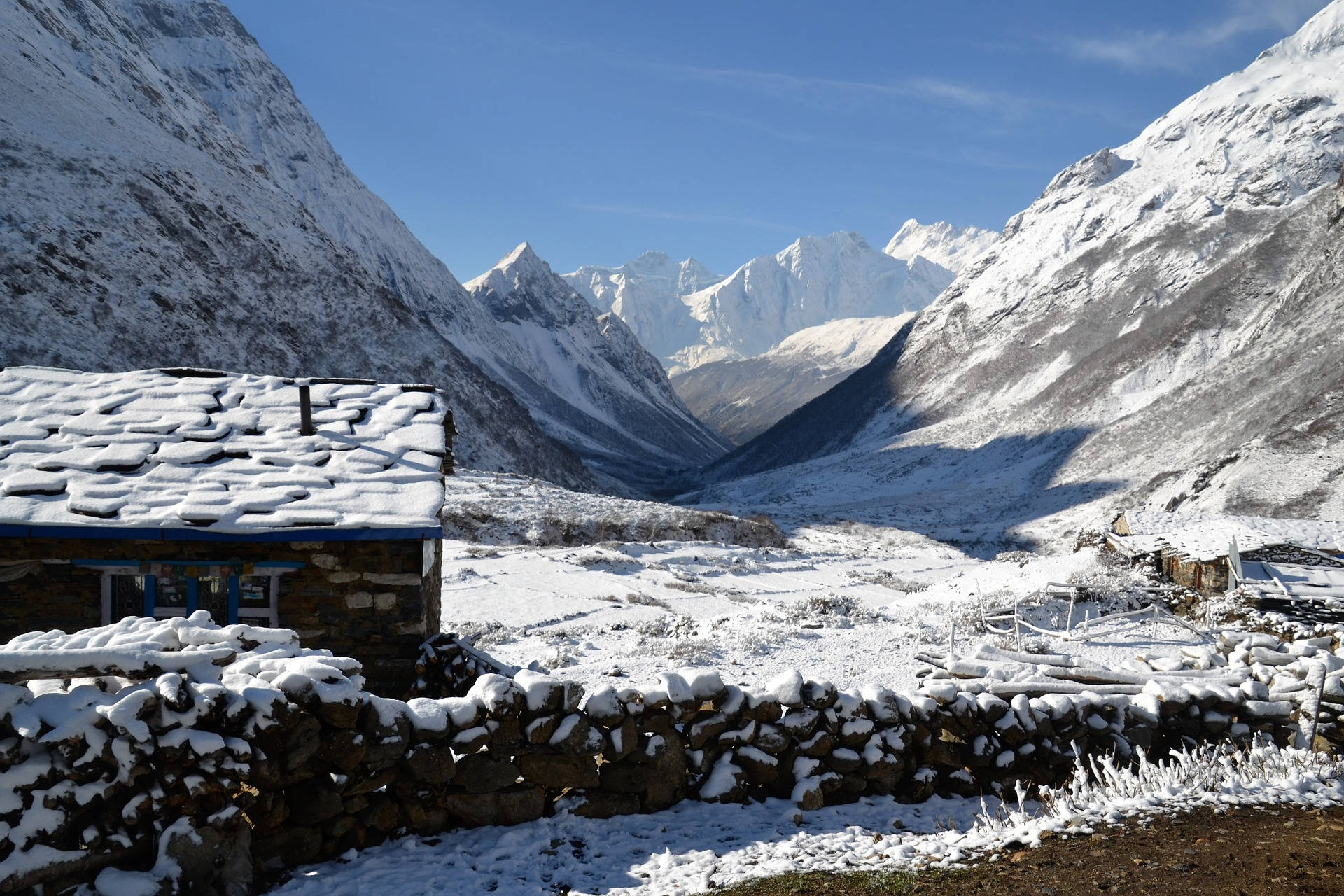 Nepal Old Tea House Background