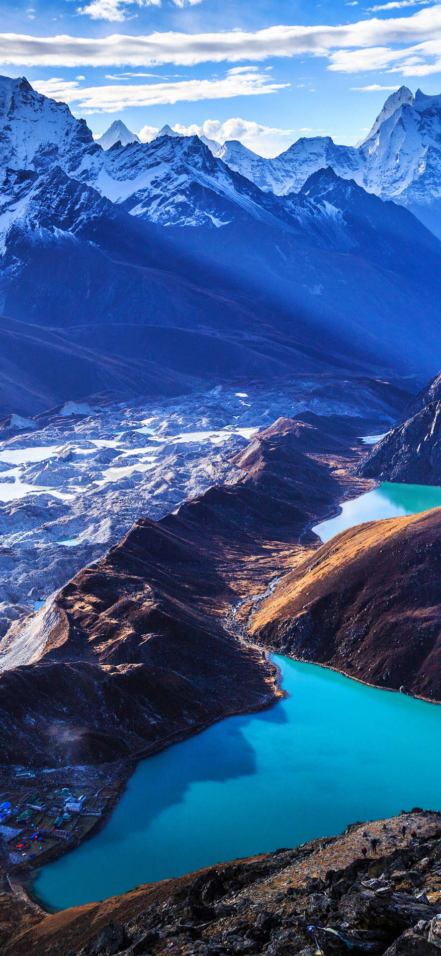 Nepal's Gokyo Lake Top Iphone Hd Background