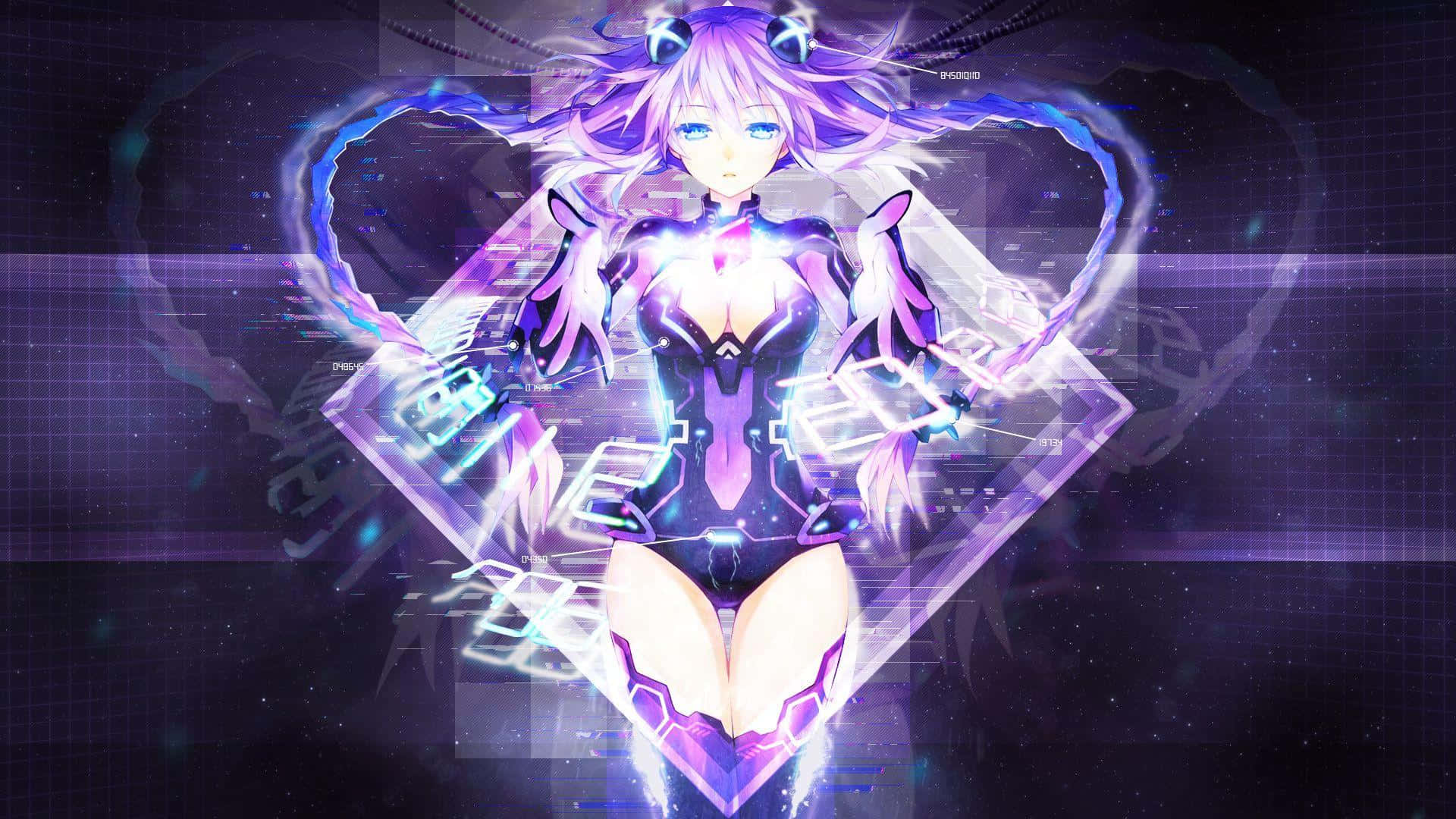 Neptune And Nepgear Of Hyperdimension Neptunia Background