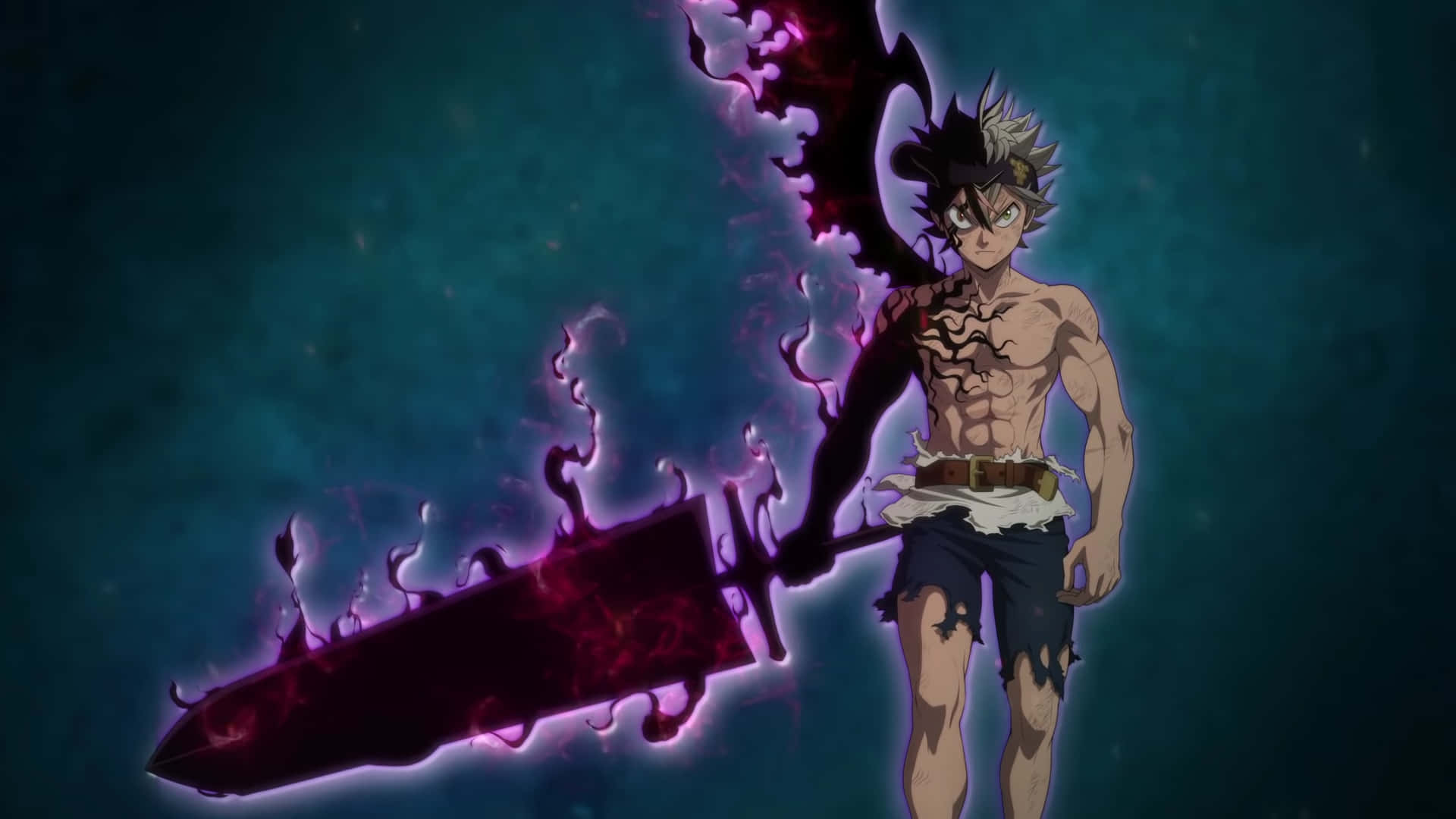 Nero, The Witch Queen Of The Clover Kingdom From Anime Series Black Clover Background