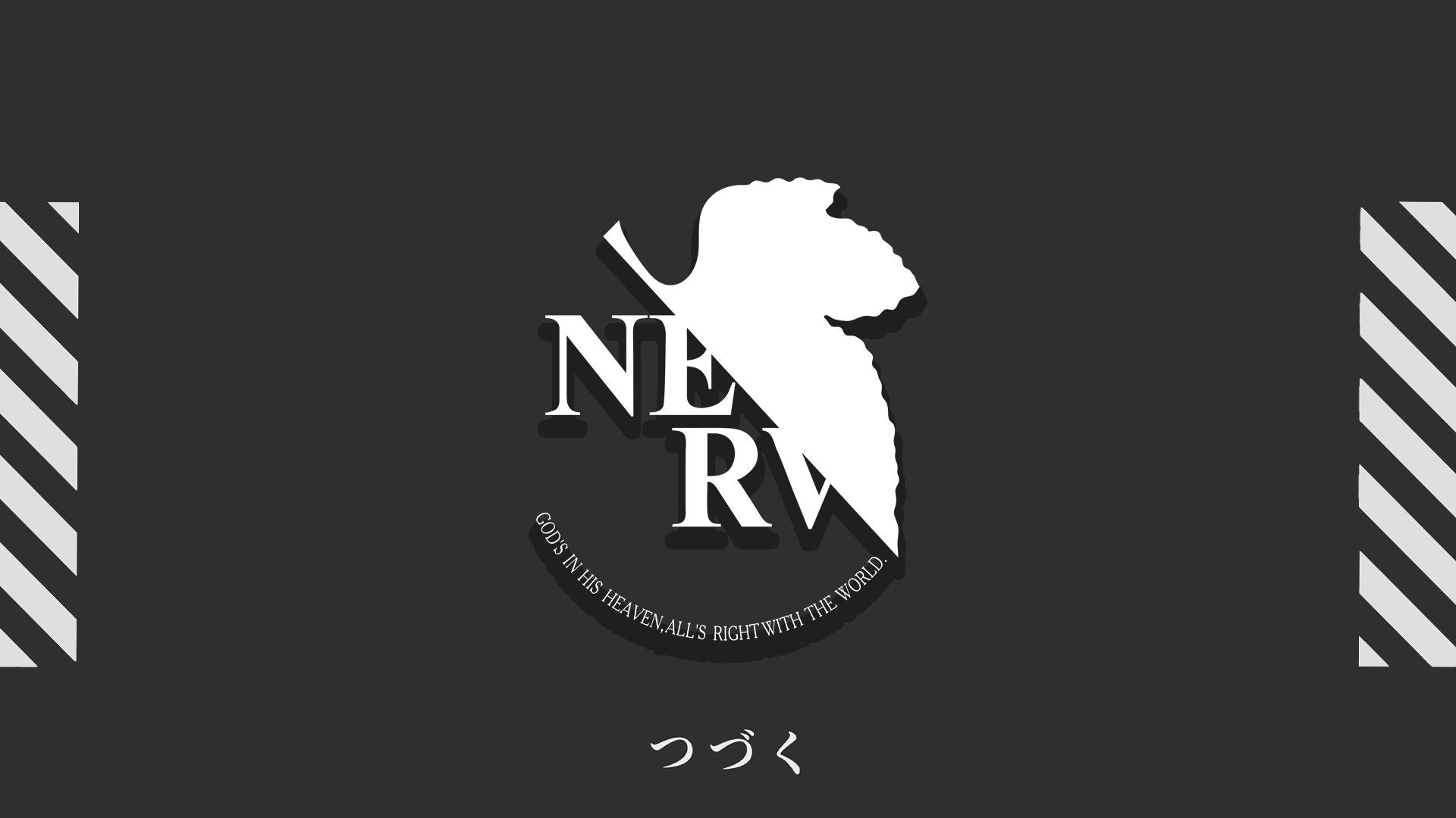 Nerv Emblem Evangelion 4k Background