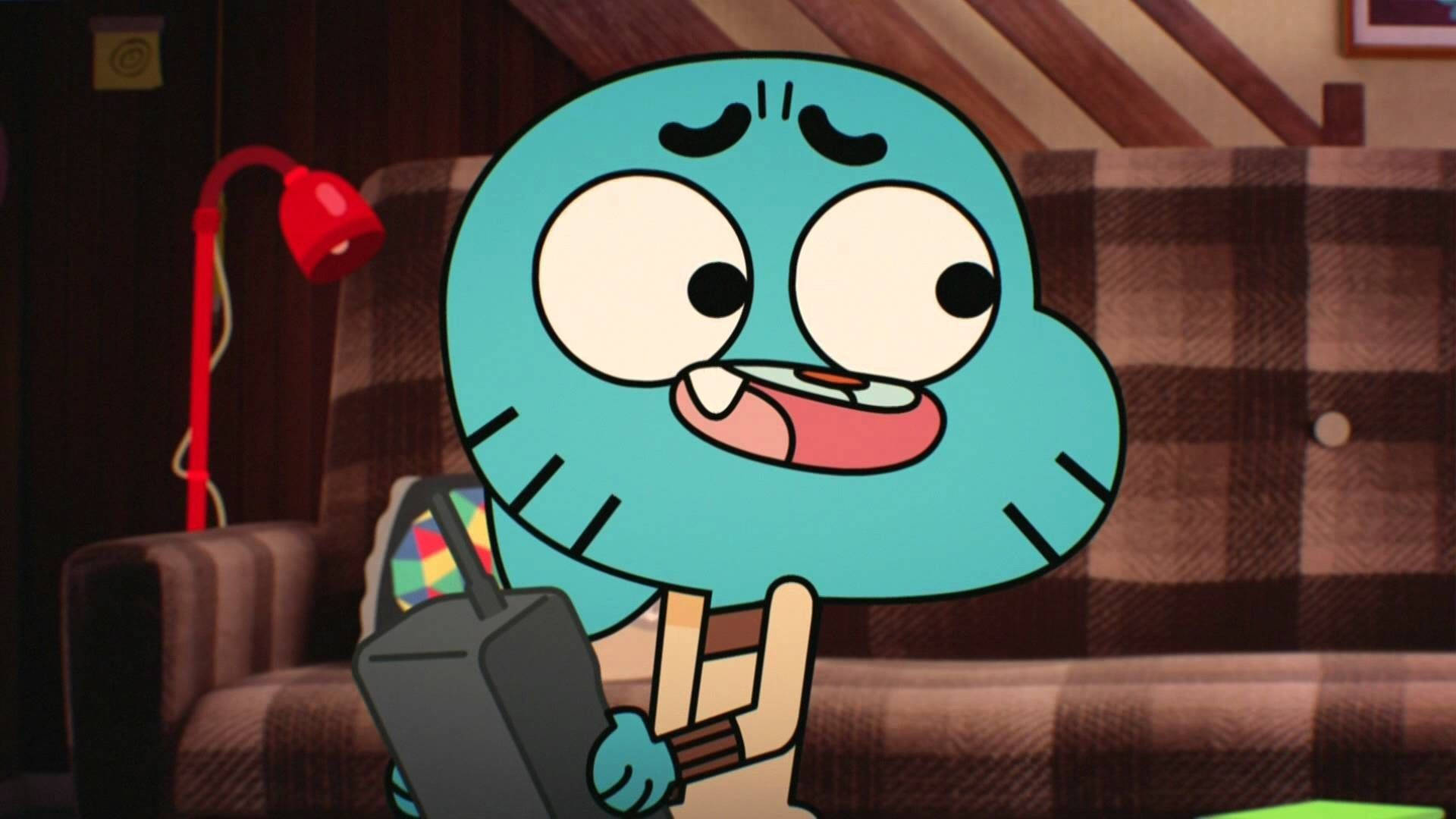 Nervous Gumball Smile