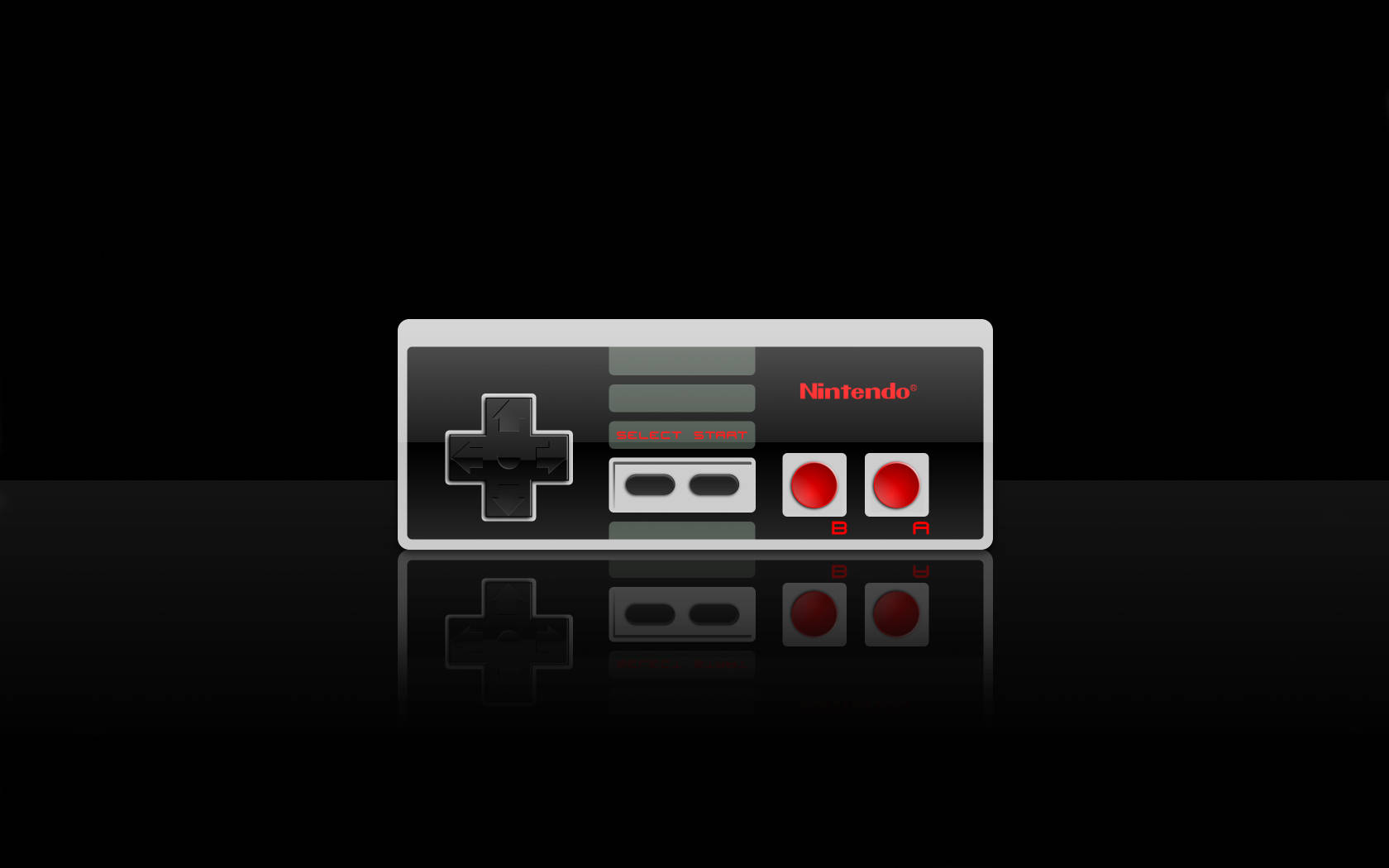 Nes Controller With Reflection