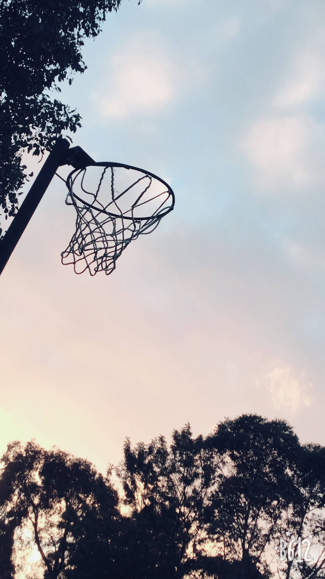 Netball Ring Hoop Sunset