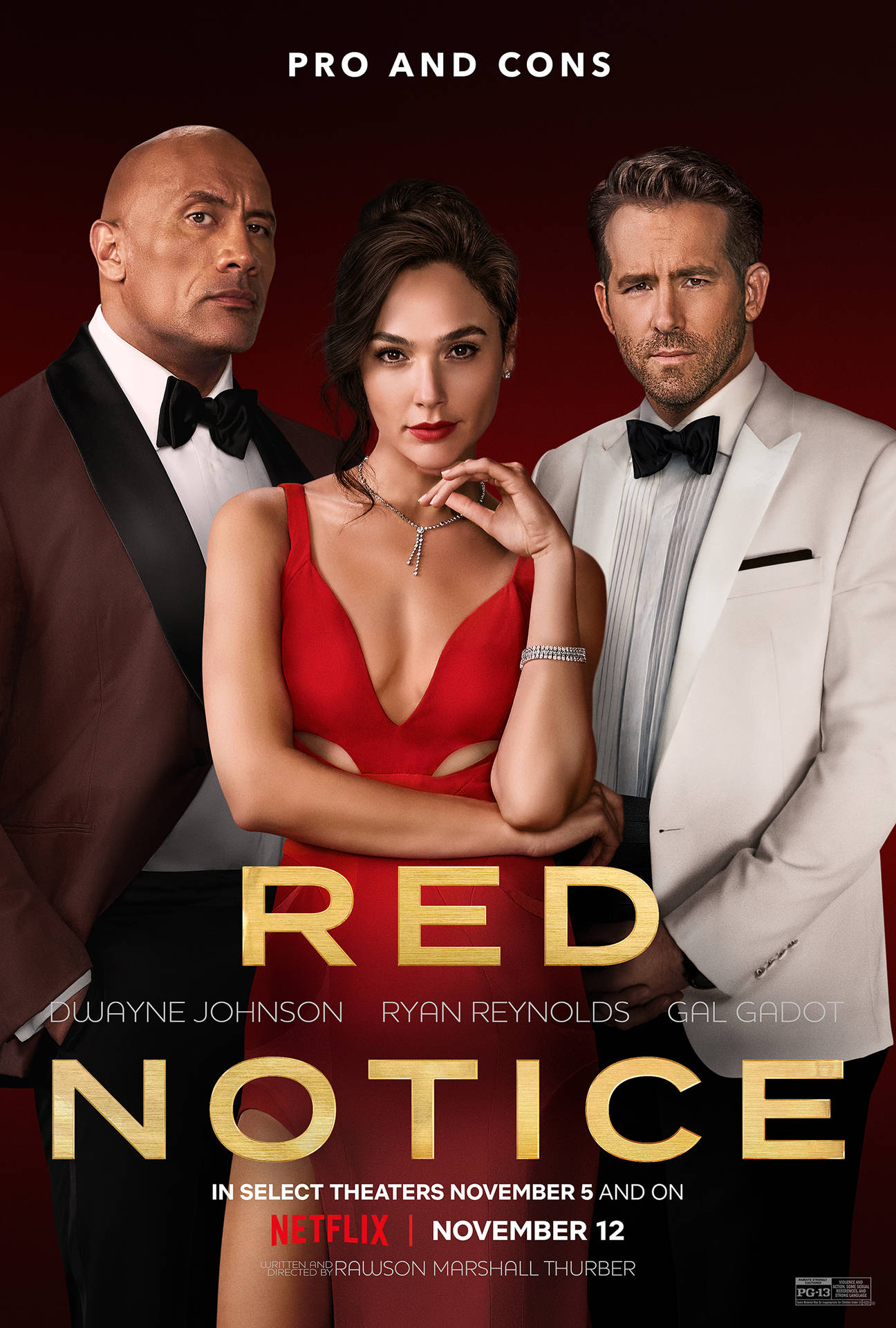 Netflix Red Notice Premiere Background