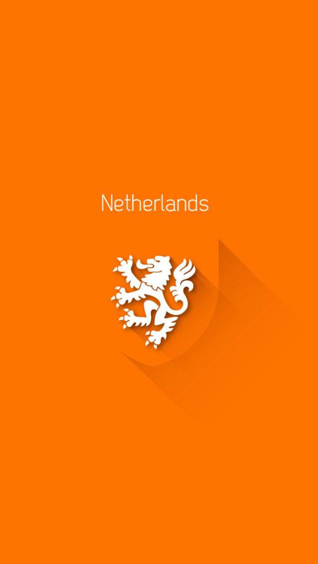 Netherlands National Football Team Minimalist Logo Background