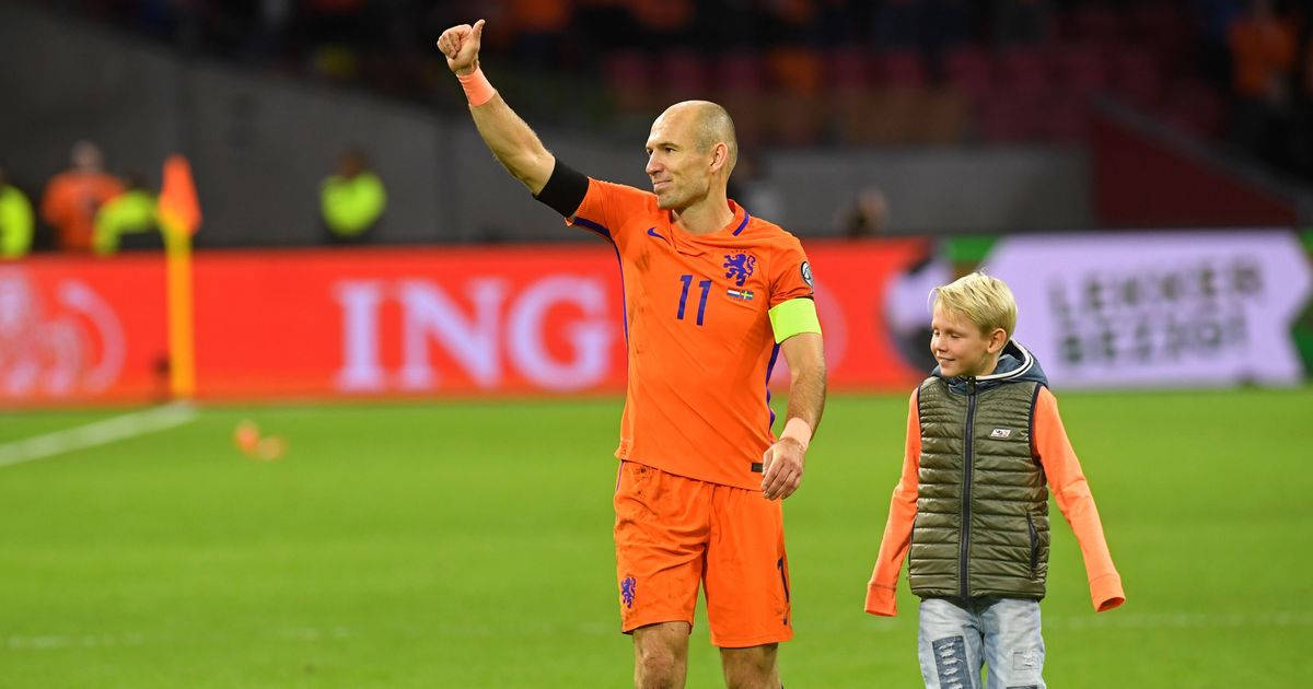 Netherlands National Football Team's Star, Robben, Mentoring A Young Football Aspirant. Background