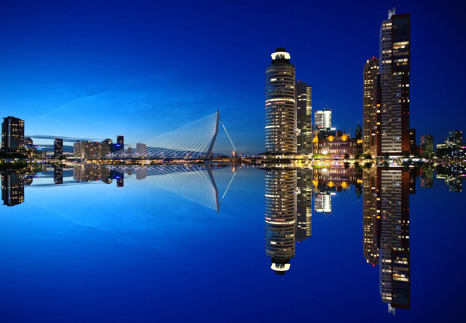 Netherlands Rotterdam City Background