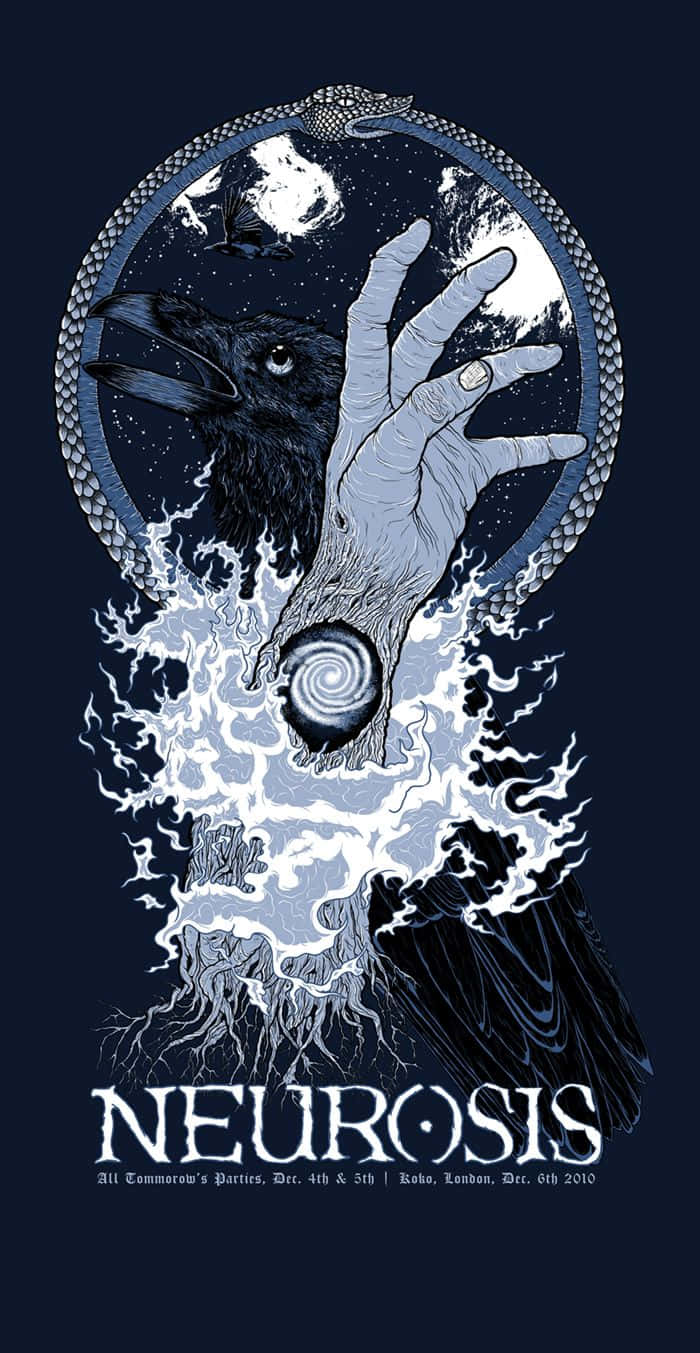 Neurotic Hand Background