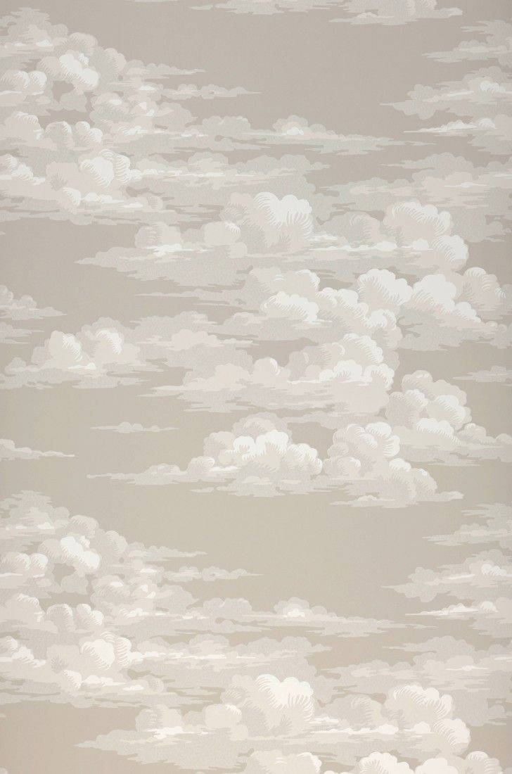 Neutral Iphone White Clouds Art