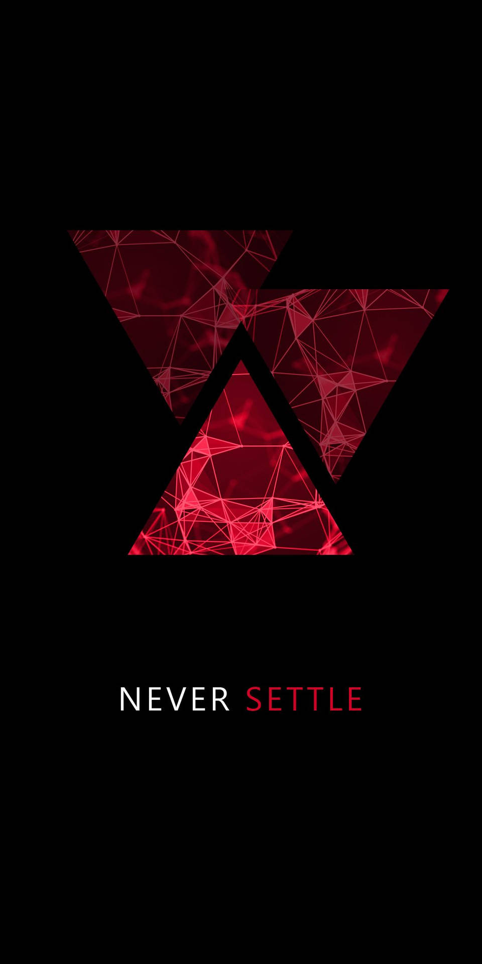 Never Settle Oneplus 9r Background