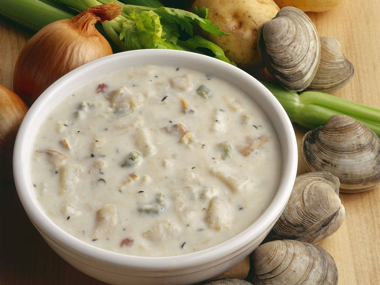 New England Clam Chowder Ingredients