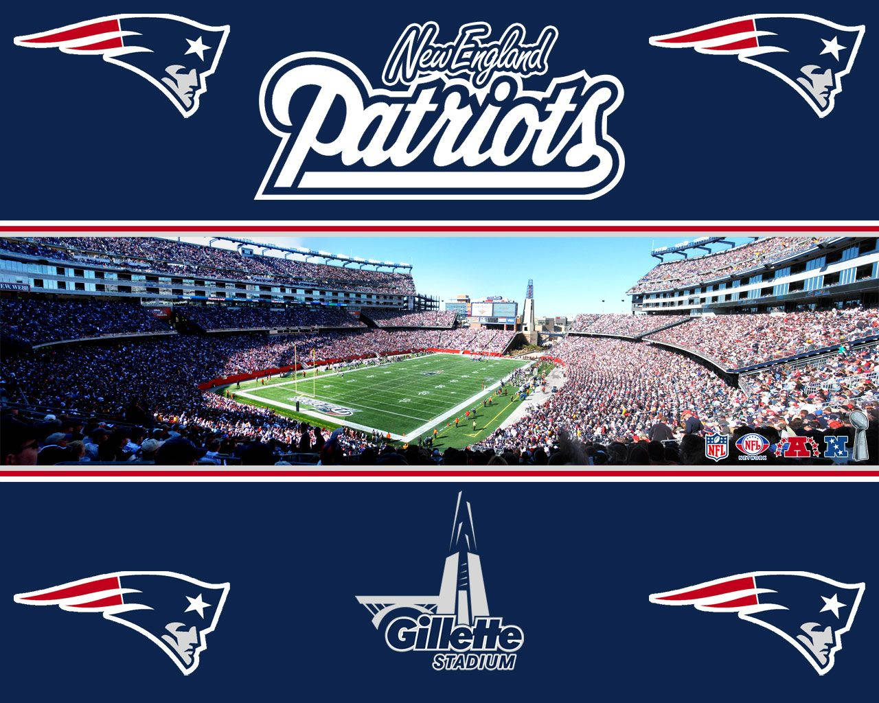 New England Patriots At Gillette Stadium Background