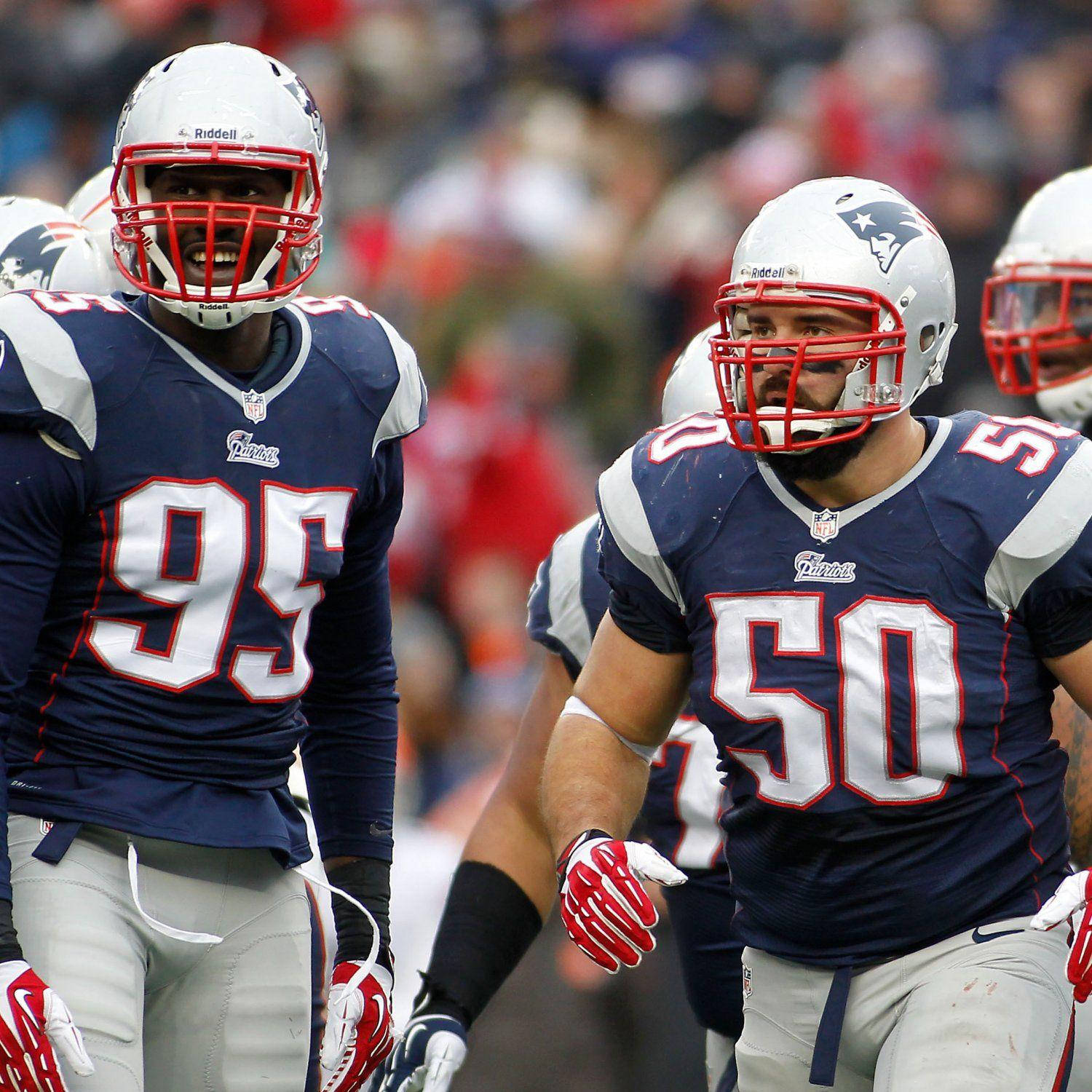 New England Patriots Chandler Jones And Rob Ninkovich Background