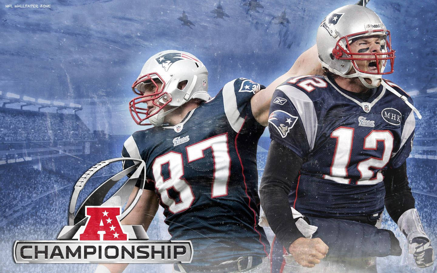 New England Patriots Gronkowski And Mccourty Background