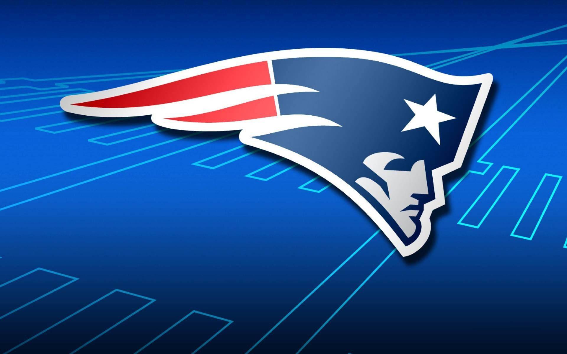 New England Patriots Logo Close Up Background