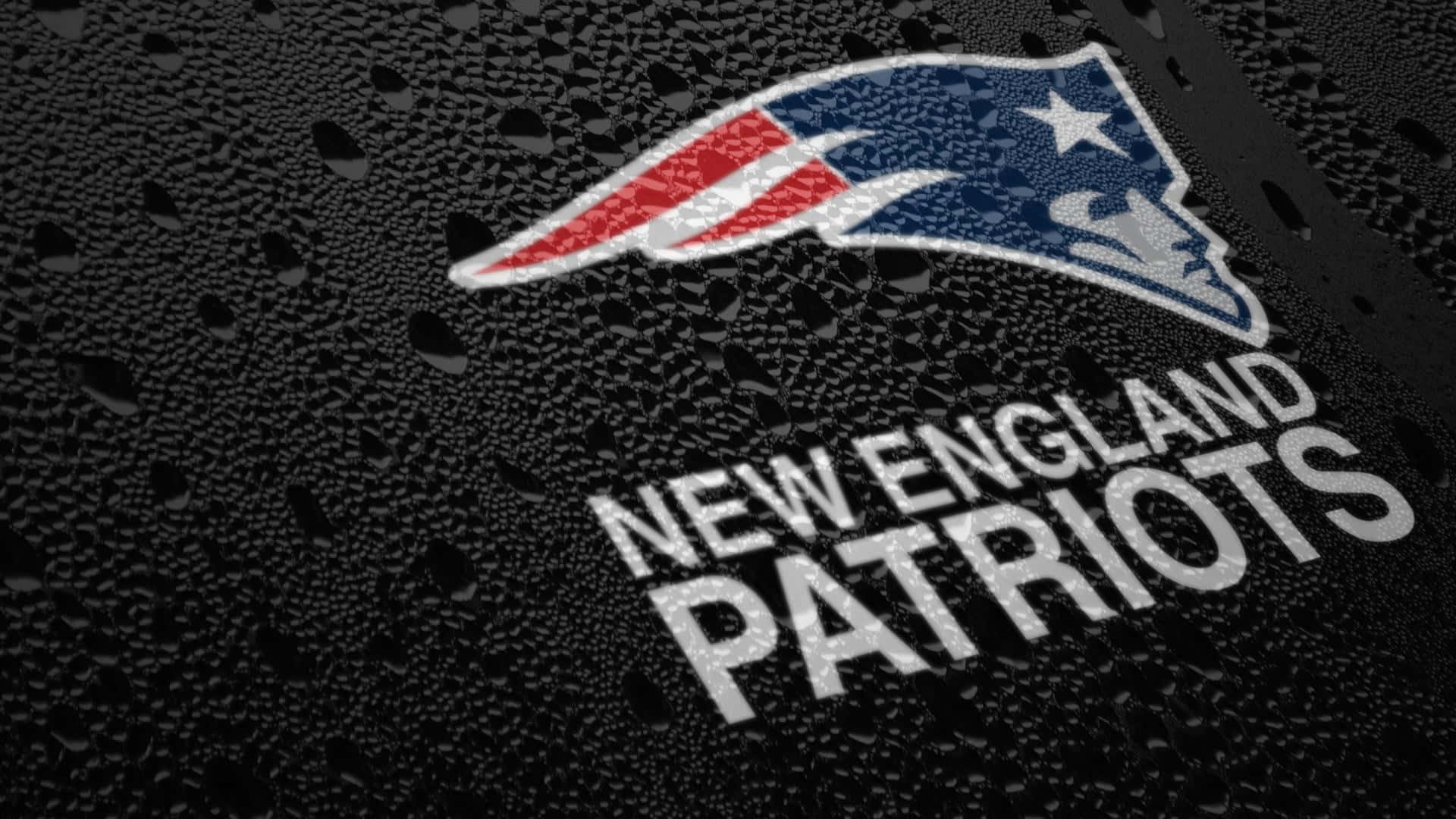 New England Patriots Logo Droplets Background