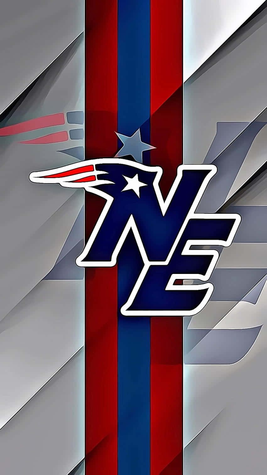 New England Patriots Logo Gray Background