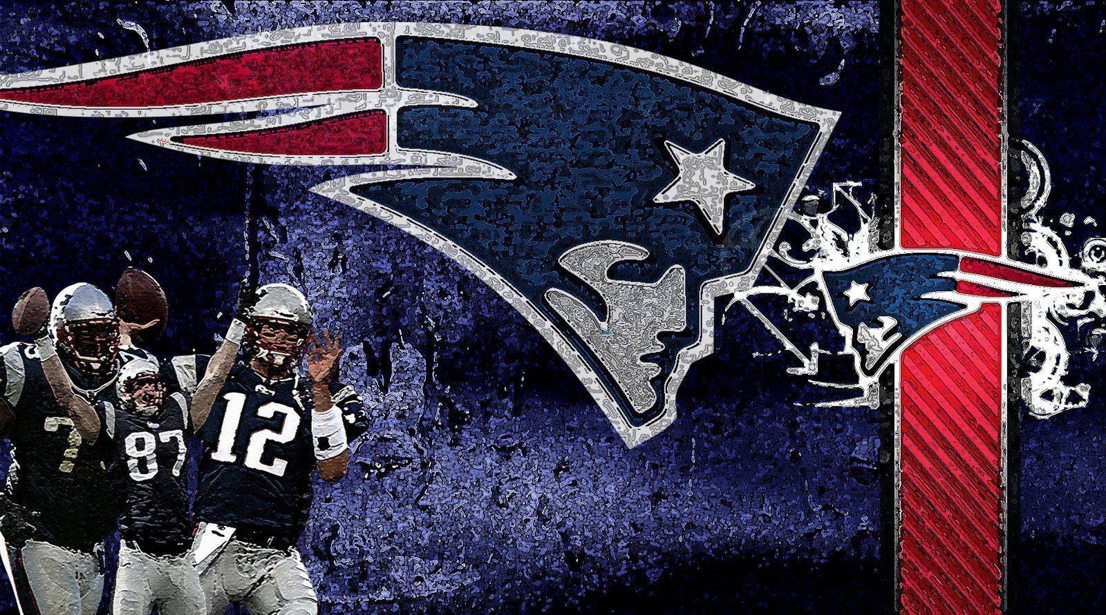 New England Patriots Trio Players Background
