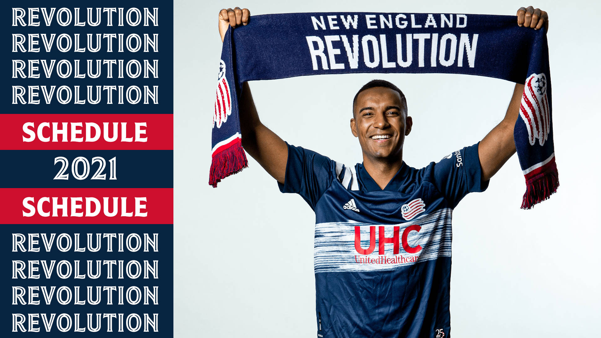 New England Revolution 2021 Schedule Background