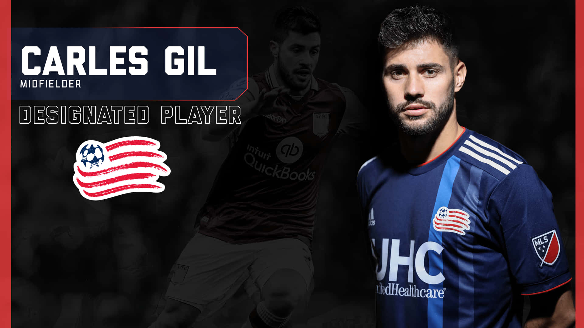 New England Revolution Carles Gil Background