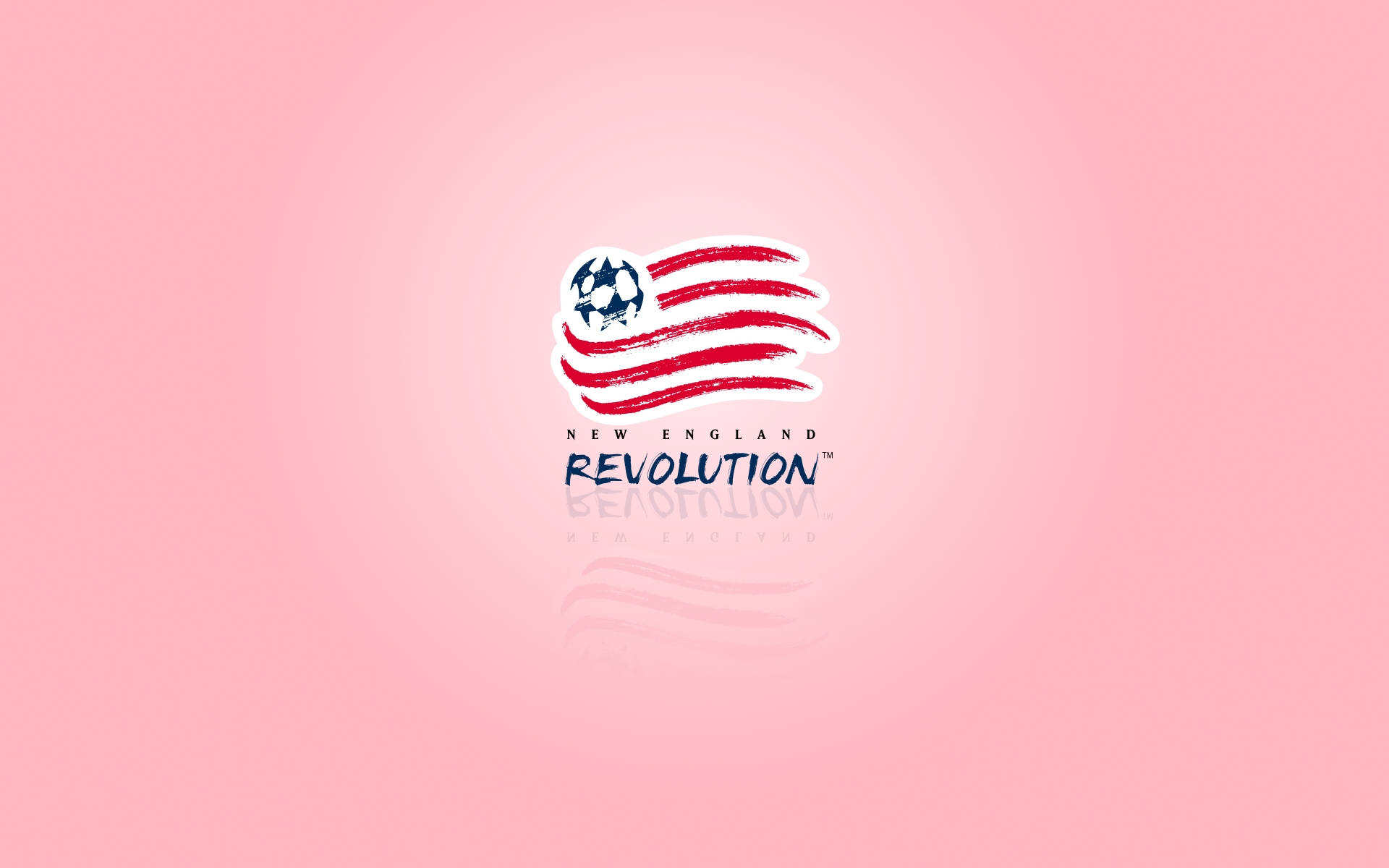 New England Revolution Pink Logo Background