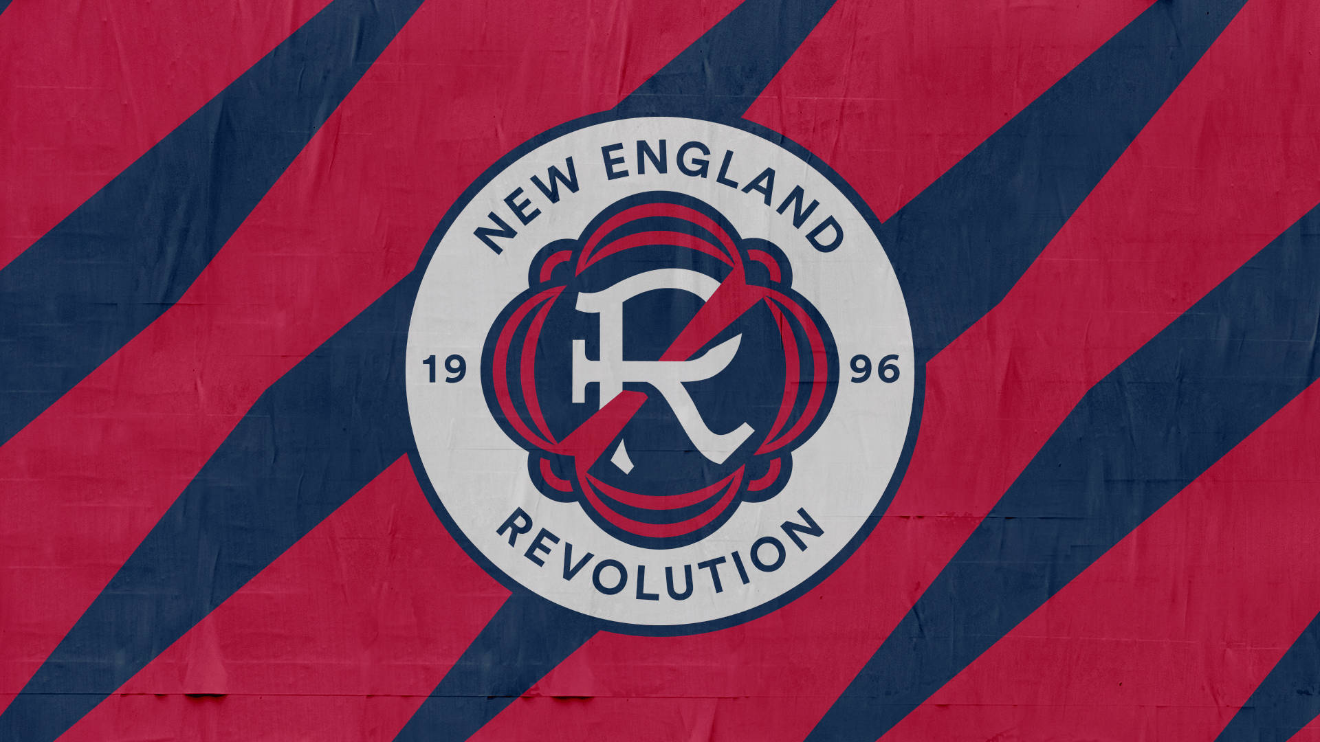 New England Revolutions 2021 Logo Background