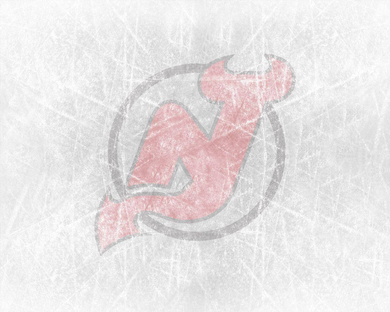 New Jersey Devils Icy Logo Background