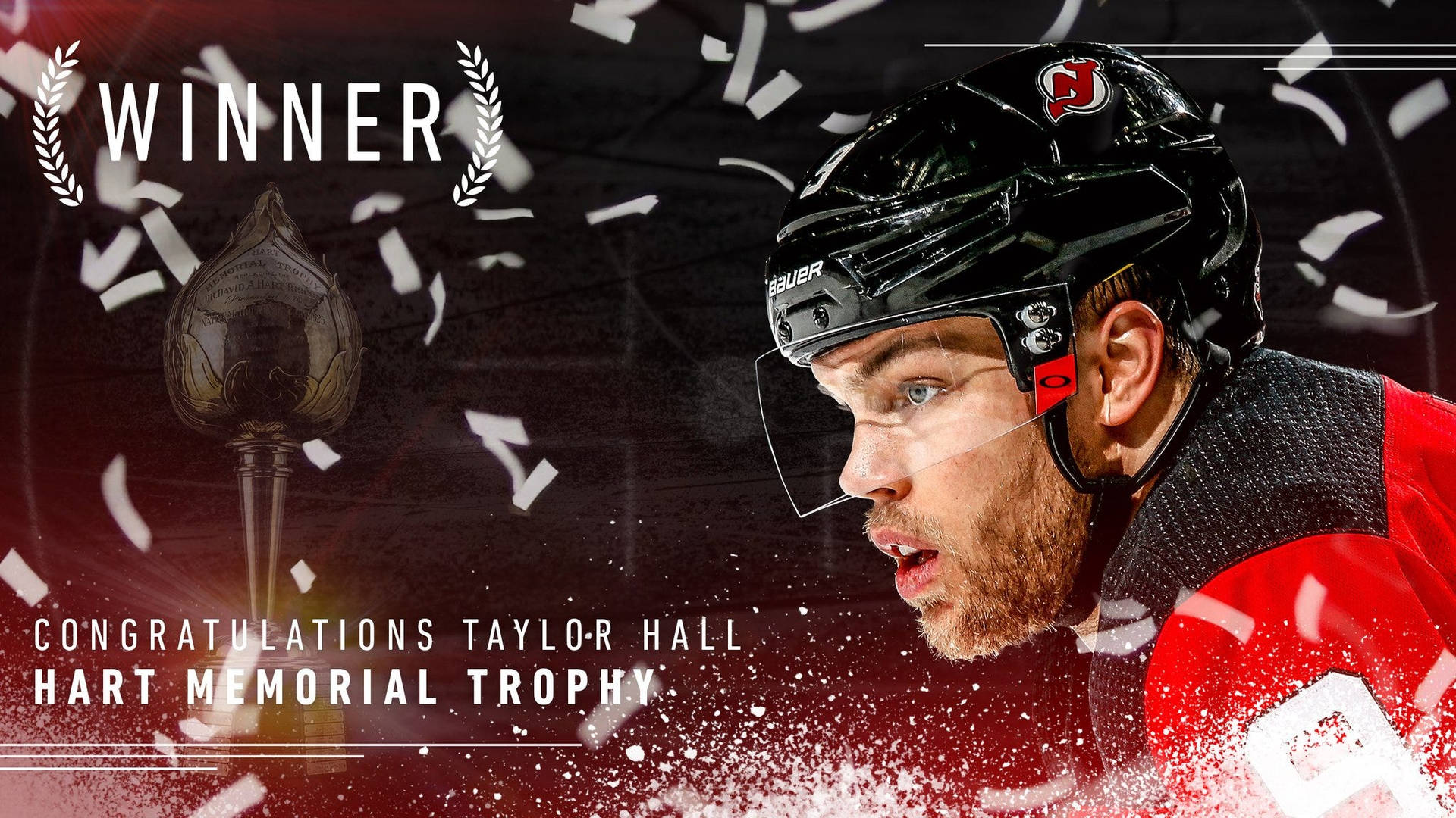 New Jersey Devils Taylor Hall Background