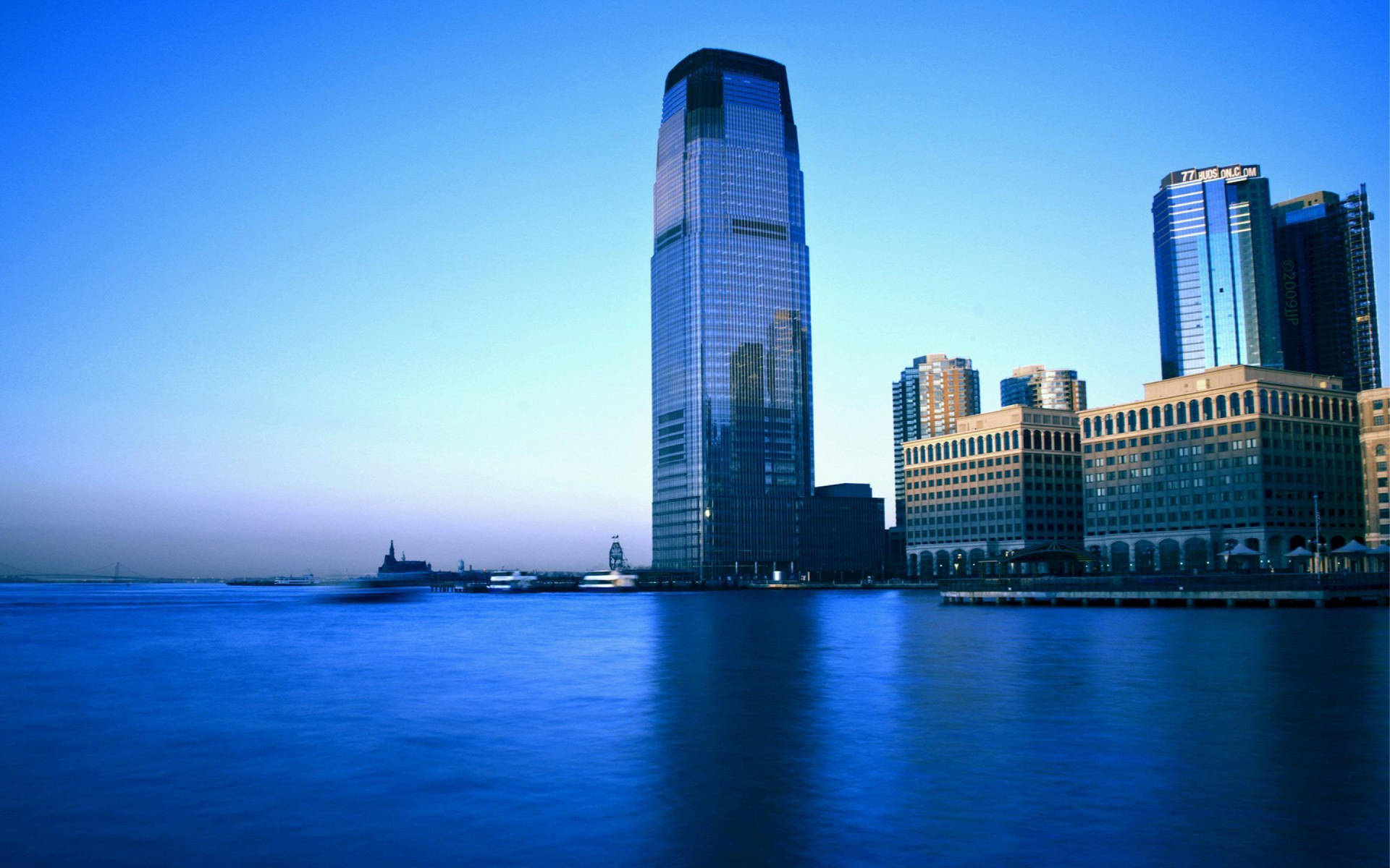 New Jersey Goldman Sachs Tower Background