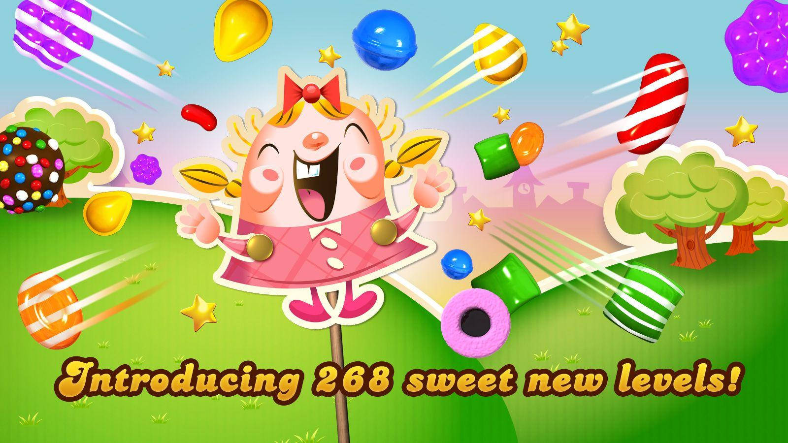 New Levels In The Candy Crush Saga Background