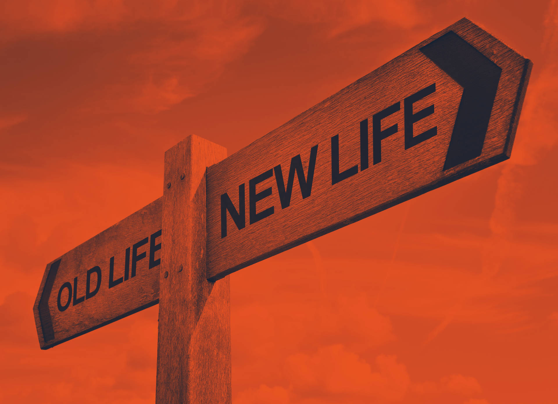 New Life And Old Life Crossroads