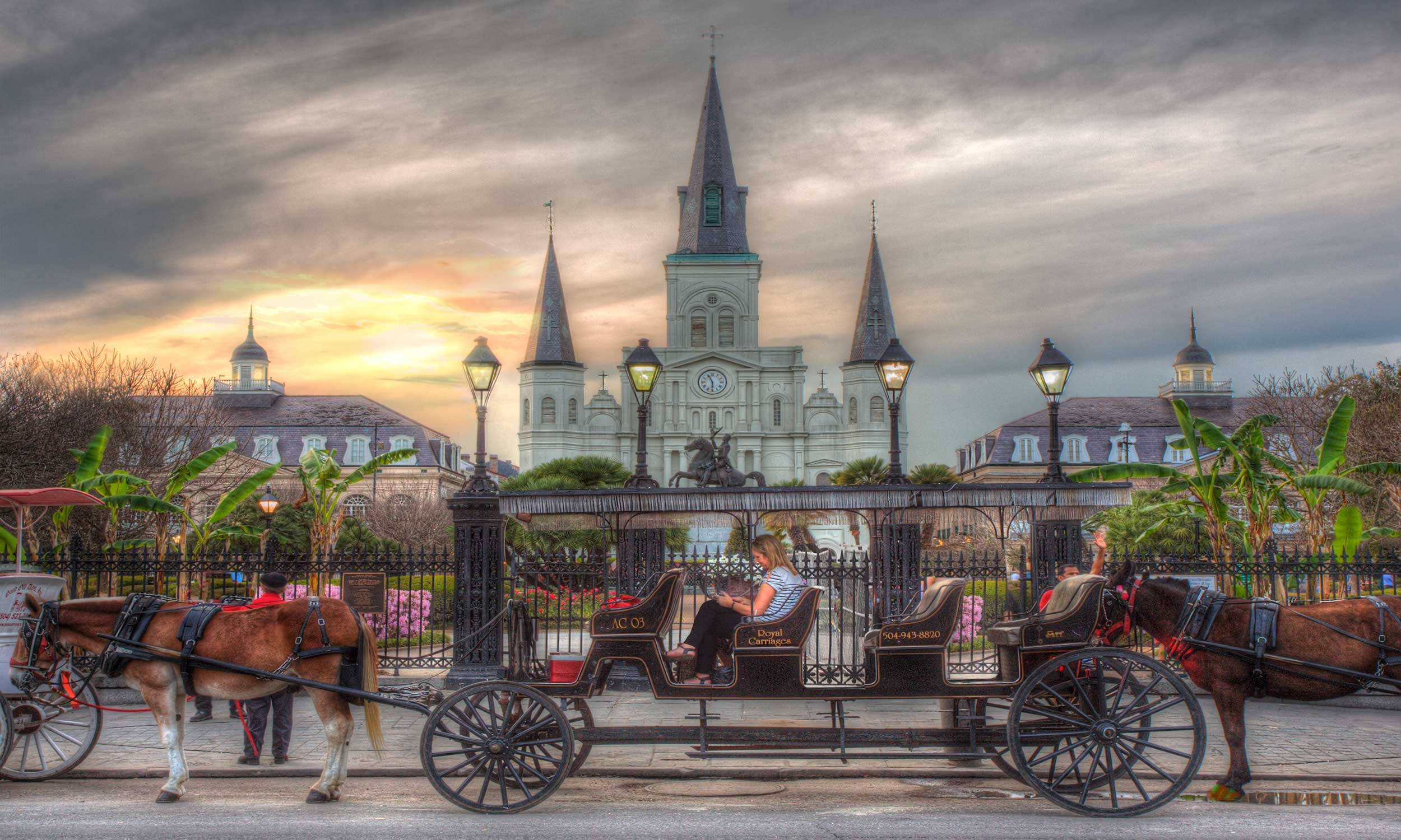 New Orleans Jackson Square Photography Background