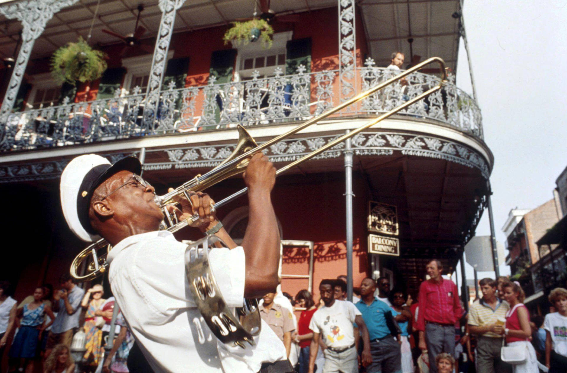 New Orleans Mardi Gras Jazz Music Background