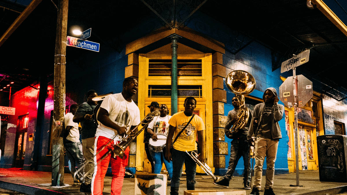 New Orleans Modern Jazz Band Background